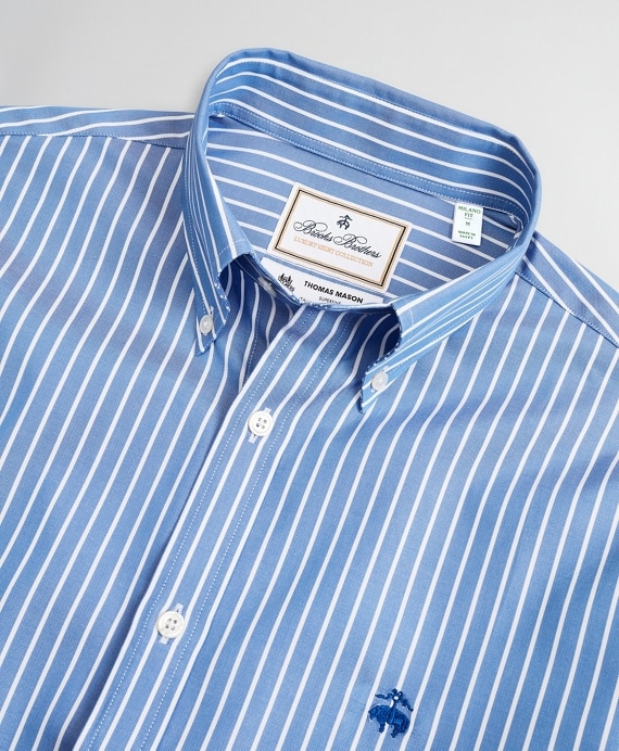 Luxury Collection Milano Slim-Fit Sport Shirt, Button-Down Collar Bold Stripe