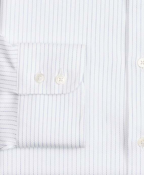 Luxury Collection Milano Slim-Fit Dress Shirt, Franklin Spread Collar Fine Stripe