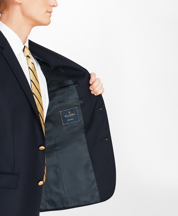 Milano Fit Doeskin Stretch Wool Blazer