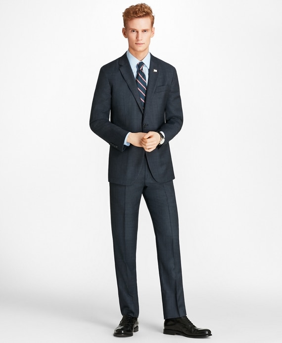 Milano Fit Open Plaid 1818 Suit