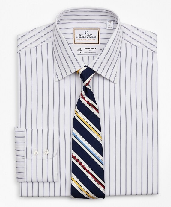 Luxury Collection Soho Extra-Slim-Fit Dress Shirt, Franklin Spread Collar Micro-Outline Stripe