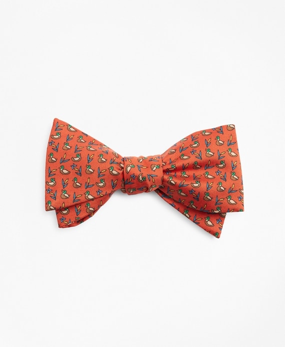 Duck Print Bow Tie