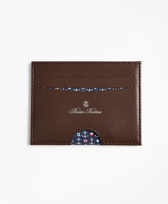 Embossed Leather Card Case