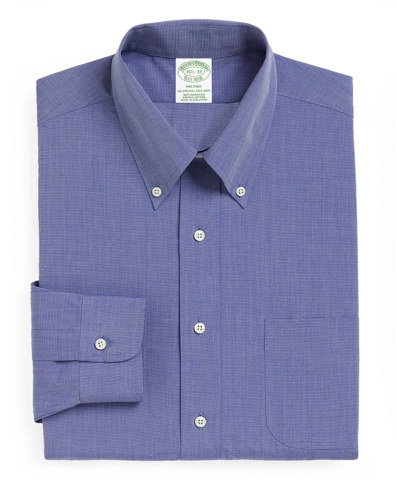 Milano Slim-Fit Dress Shirt, Button-Down Collar