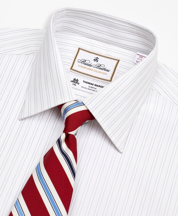 Luxury Collection Madison Classic-Fit Dress Shirt, Franklin Spread Collar Stripe