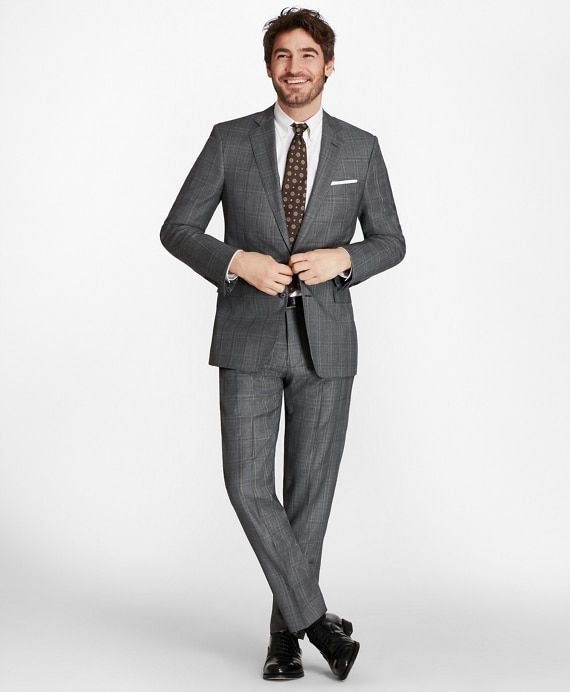 Regent Fit Plaid 1818 Suit