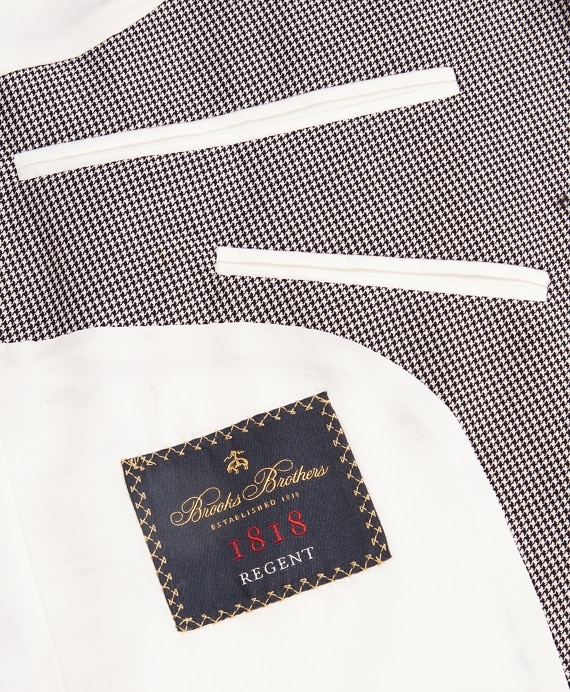 Regent Fit Three-Button Houndstooth 1818 Suit