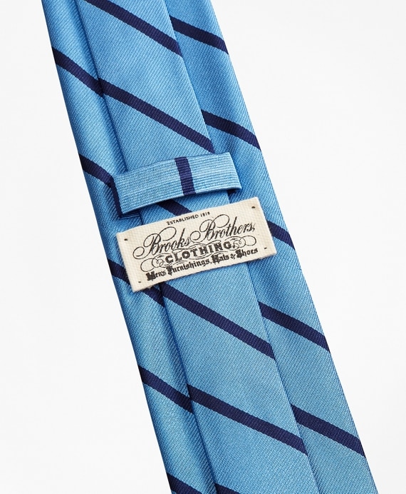 Limited Edition Archival Collection BB#3 Striped Rep with Crest Silk Tie