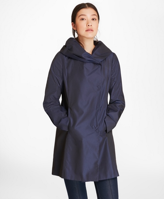 Water-Repellent Dobby Swing Coat