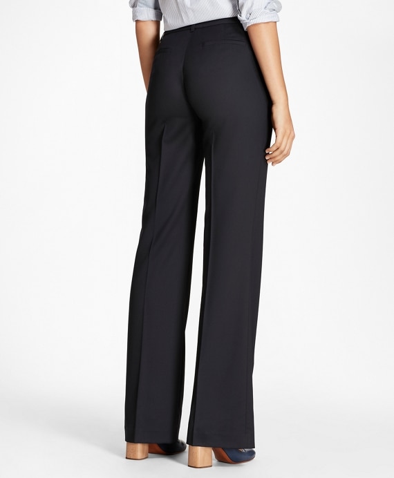 Petite Wool Wide-Leg Pants