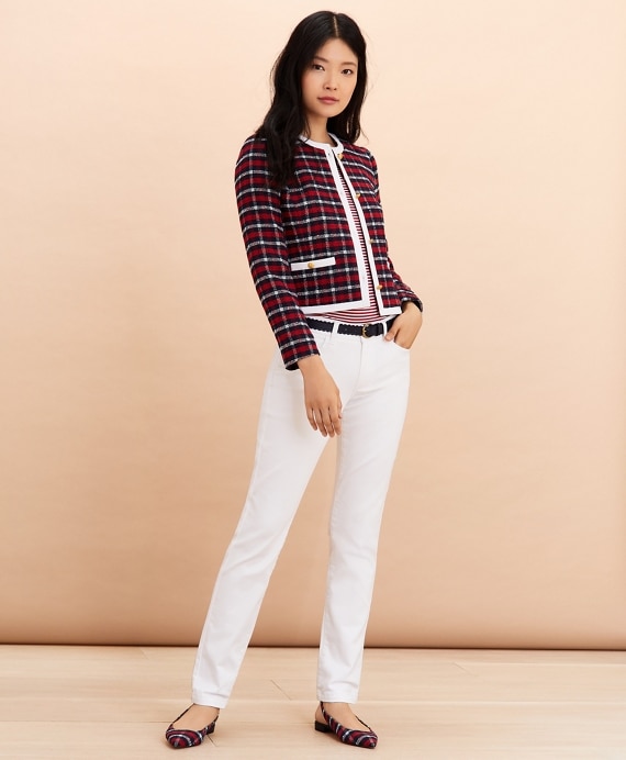 Stretch Denim Five-Pocket Pants