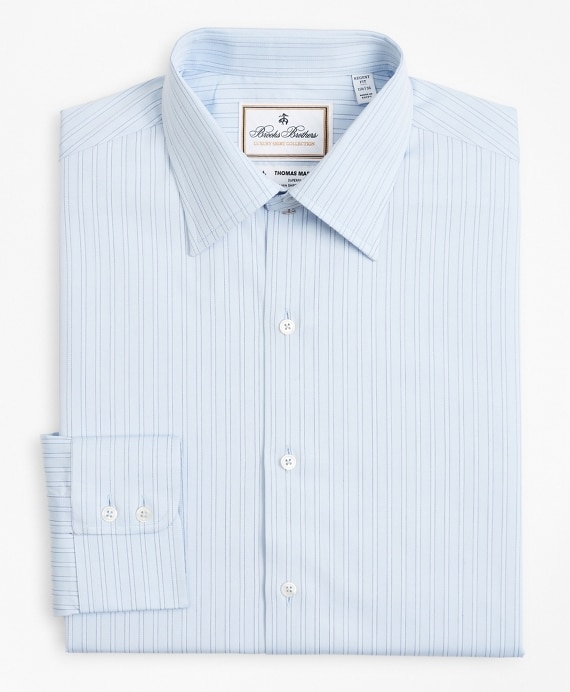 Luxury Collection Regent Fitted Dress Shirt, Franklin Spread Collar Textured Stripe