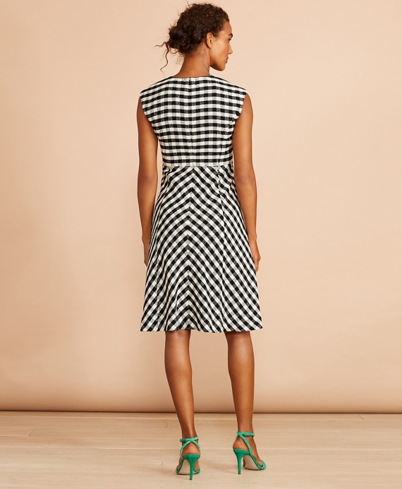 Gingham Boucle Dress