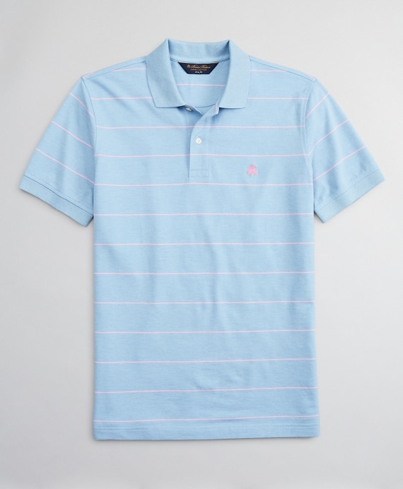 Slim Fit Thin Stripe Polo Shirt