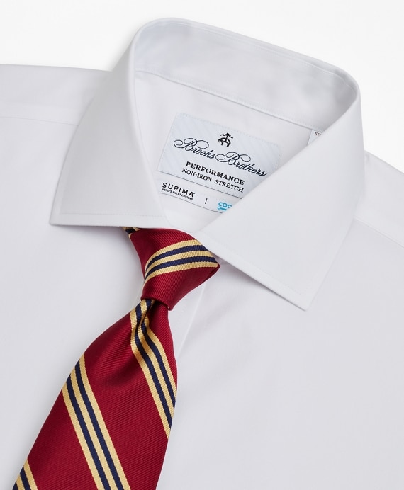 Soho Extra-Slim Fit Dress Shirt, Performance Non-Iron with COOLMAX®, English Spread Collar Twill