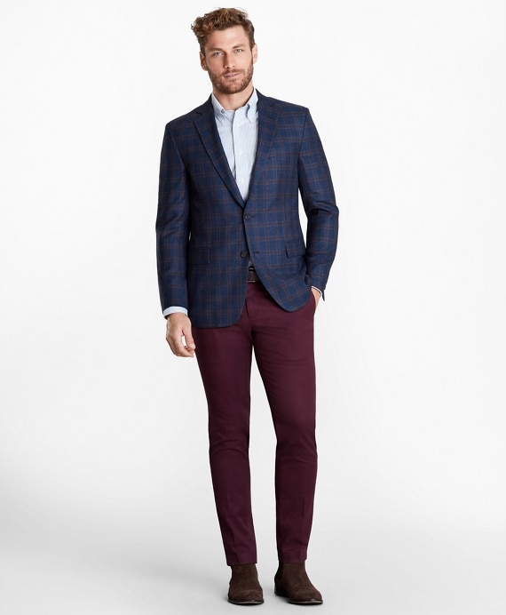 Regent Fit Multi-Plaid Sport Coat