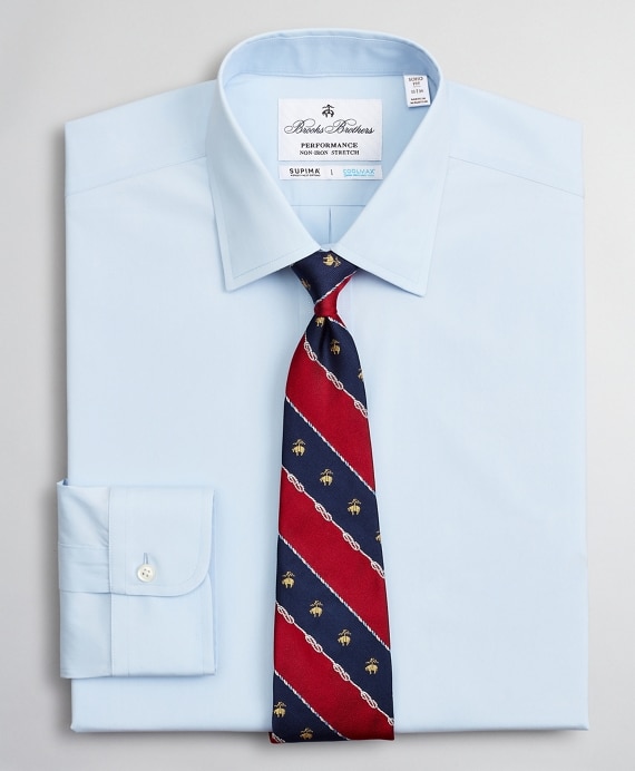 Soho Extra-Slim Fit Dress Shirt, Performance Non-Iron with COOLMAX®, Ainsley Collar Twill