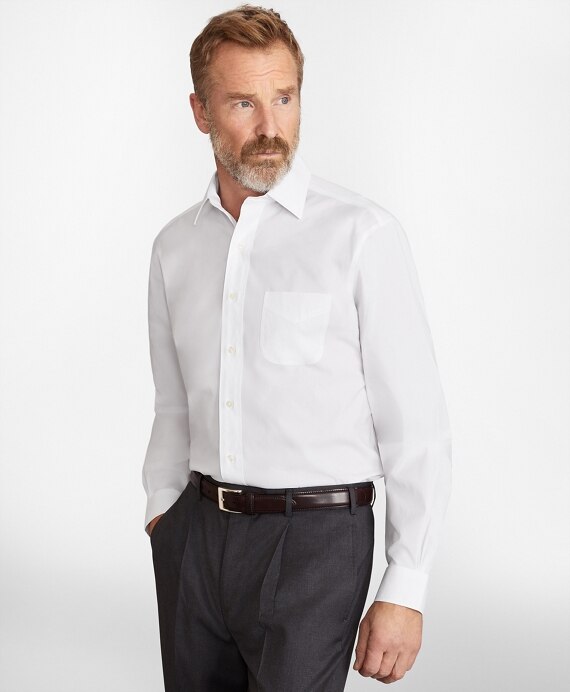 Madison Classic-Fit Dress Shirt, Performance Non-Iron with COOLMAX®, Ainsley Collar Broadcloth