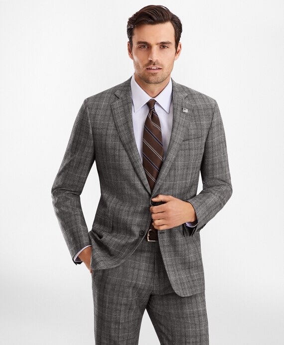 Regent Fit Glen Plaid 1818 Suit