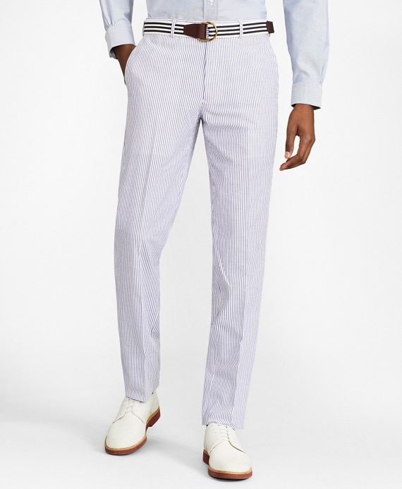 Milano Fit Stripe Seersucker Suit