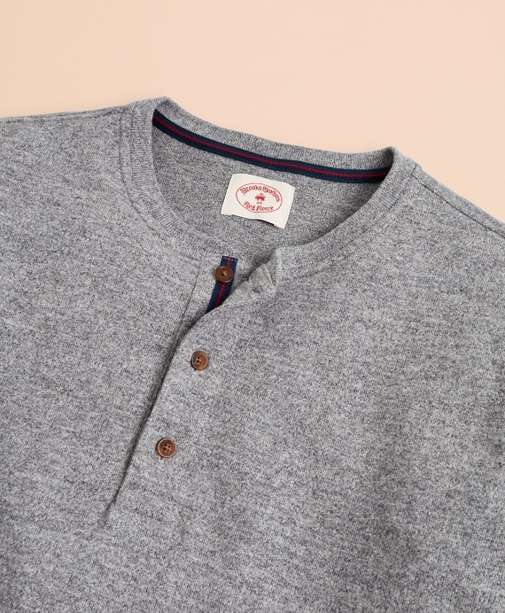 Cotton Jersey Long-Sleeve Henley