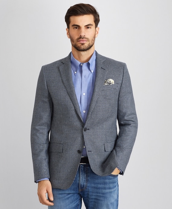 Regent Fit Blue Check Sport Coat