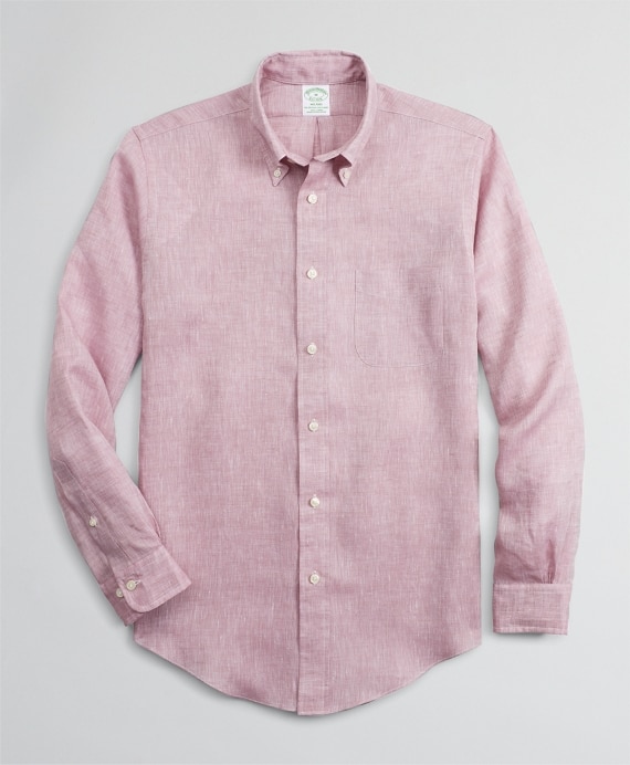 Milano Slim-Fit Sport Shirt, Irish Linen