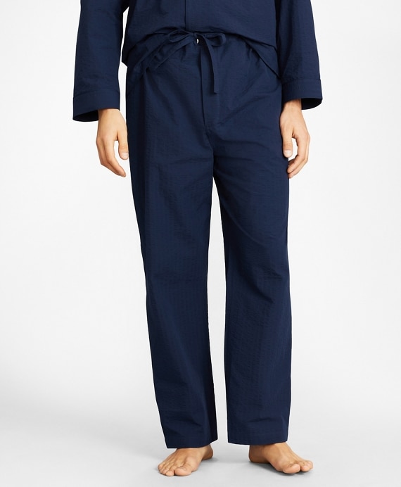 Seersucker Tonal Stripe Pajamas
