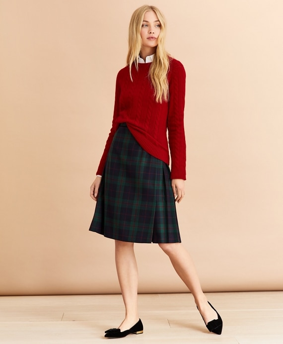 Tartan Pleated Skirt