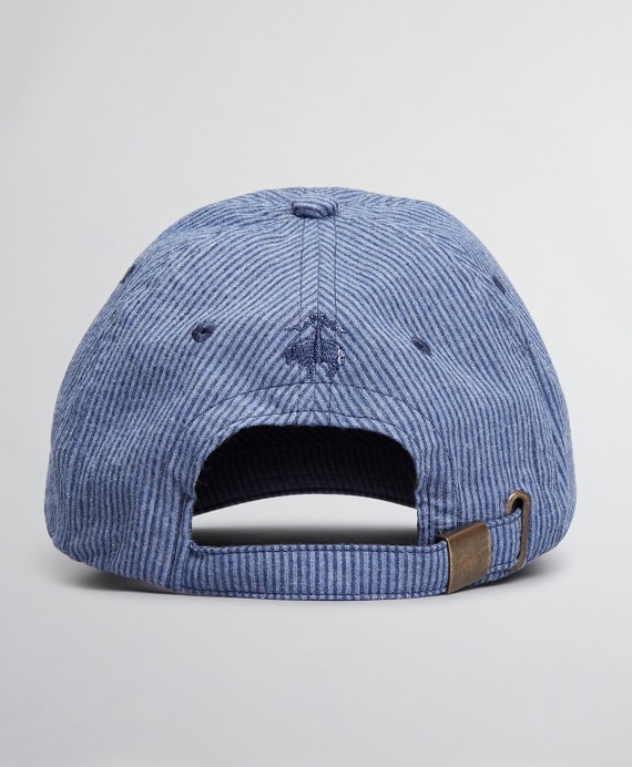 Seersucker Baseball Cap