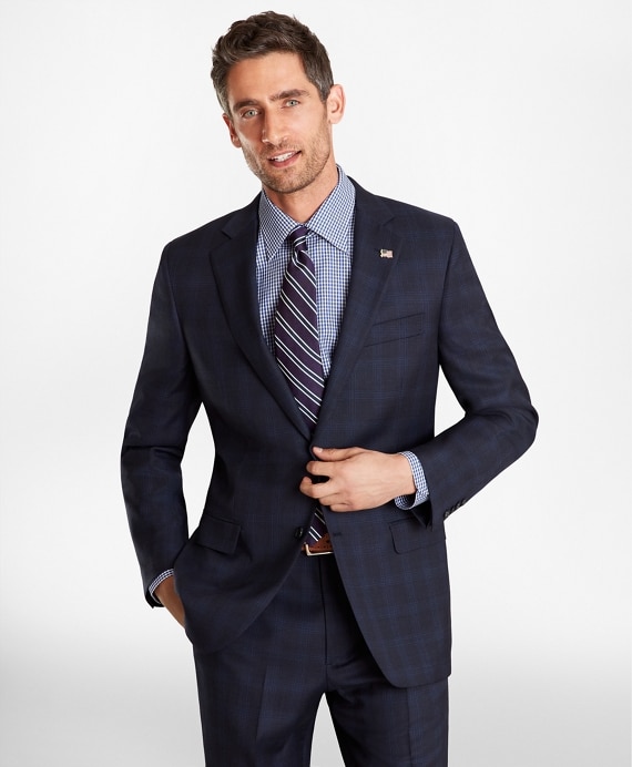 Madison Fit Plaid 1818 Suit