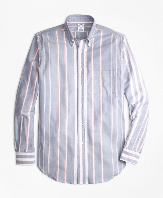 Regent Fit Oxford Bold Stripe Sport Shirt