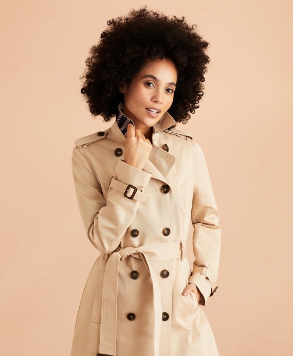 Cotton Twill Trench Coat