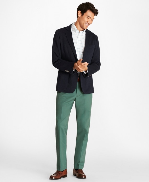 Regent Fit Two-Button Knit Blazer
