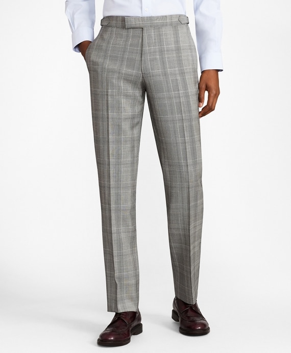 Regent Fit Three-Button Plaid 1818 Suit