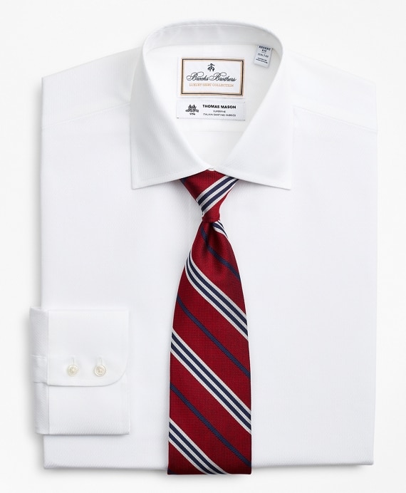 Luxury Collection Regent Fitted Dress Shirt, Franklin Spread Collar Fine Stripe