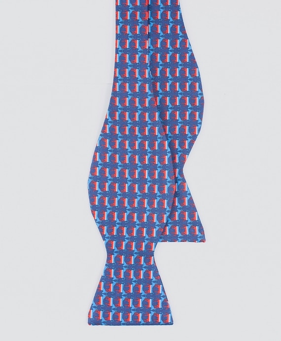 Donkey-Patterned Bow Tie