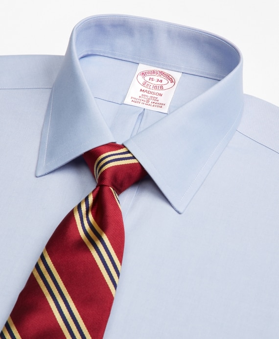 Stretch Madison Classic-Fit Dress Shirt, Non-Iron Pinpoint Spread Collar
