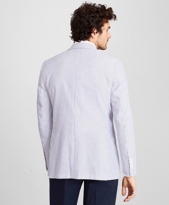 Regent Fit Stripe Seersucker Sport Coat