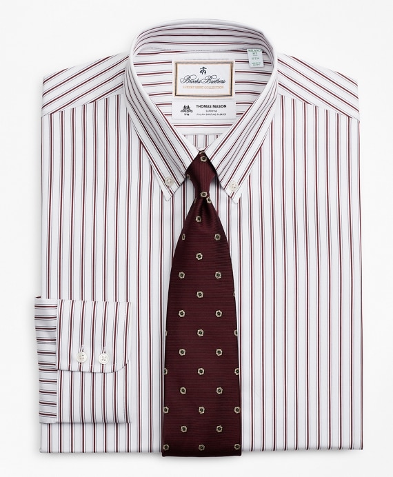 Luxury Collection Madison Classic-Fit Dress Shirt, Button-Down Collar Stripe