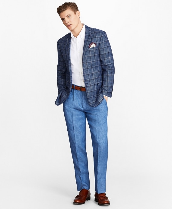 Regent Fit Plaid Sport Coat