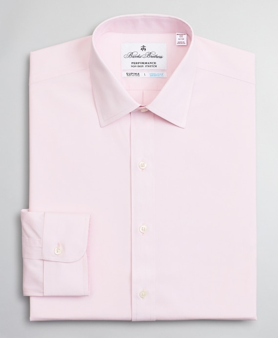 Madison Classic-Fit Dress Shirt, Performance Non-Iron with COOLMAX®, Ainsley Collar Twill