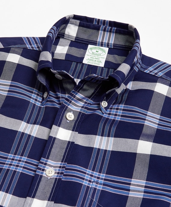 Milano Fit Oxford BB#10 Plaid Sport Shirt