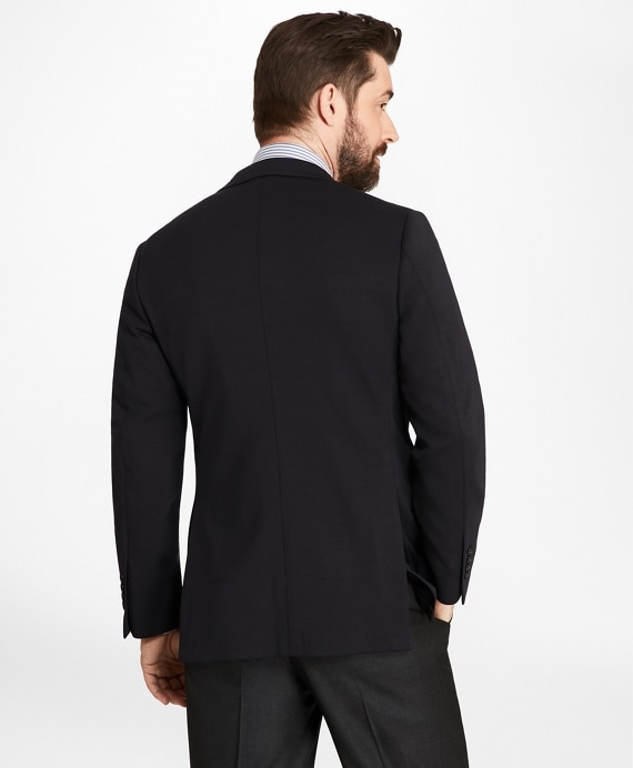 Regent Fit Two-Button Wool Jersey Blazer