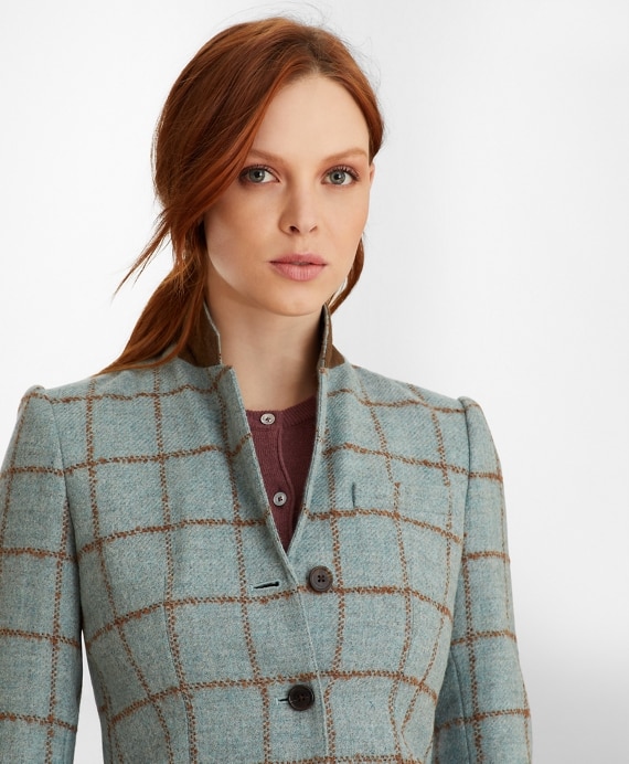 Checked Tweed Jacket