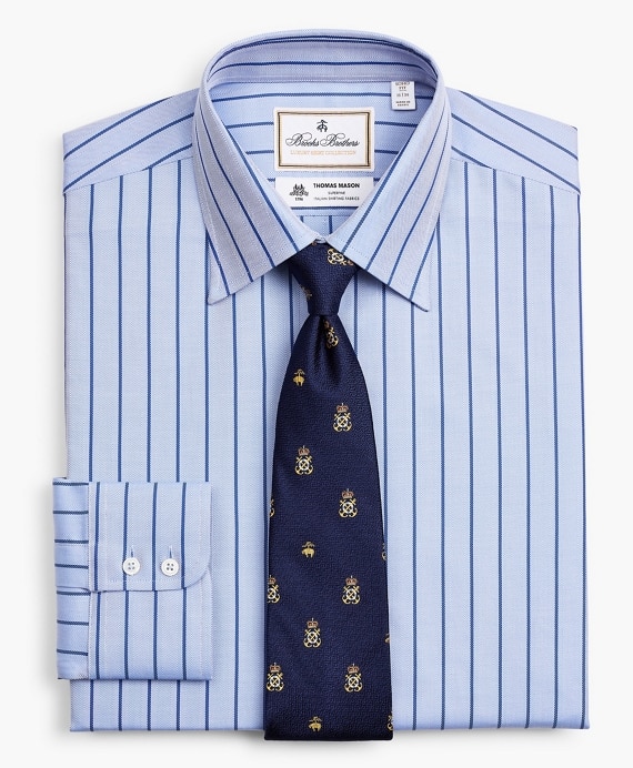 Luxury Collection Soho Extra-Slim-Fit Dress Shirt, Franklin Spread Collar Herringbone Stripe