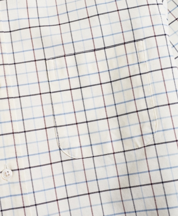 Milano Fit Oxford Windowpane Sport Shirt