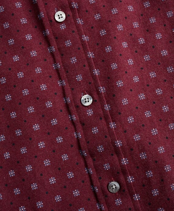 Madison Fit Foulard Print Flannel Sport Shirt