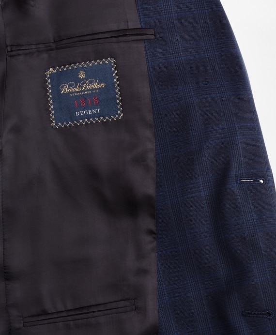 Regent Fit Glen Plaid 1818 Suit