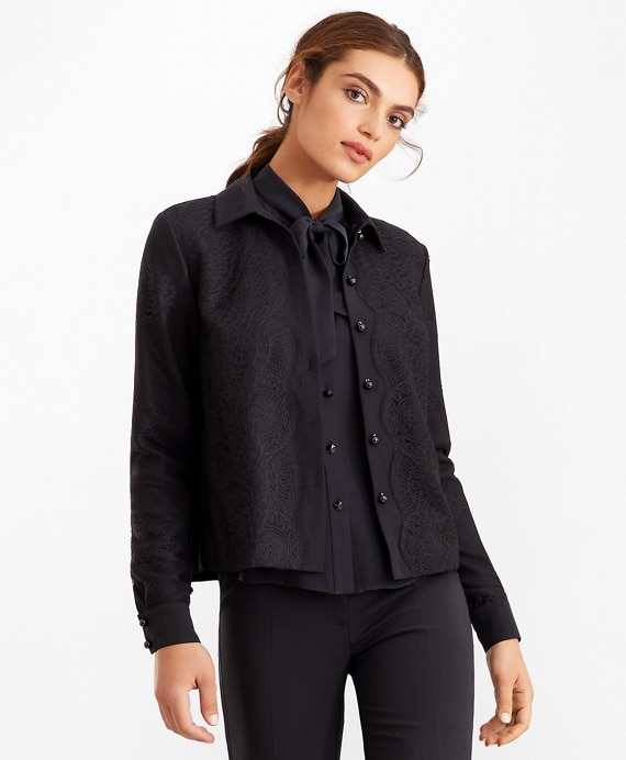 Lace & Satin Blouse
